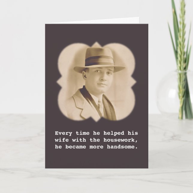 Cartes Pour Fêtes Annuelles Mari le plus beau Saint Valentin (Devant)