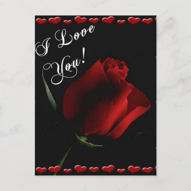 Cartes Pour Fêtes Annuelles Mariage Amour Couple de Shower Saint-Valentin Mère (Devant)