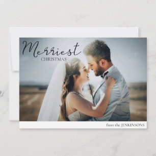 Cartes Pour Fêtes Annuelles Mariage de Noël le plus joyeux
