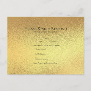 Cartes Pour Fêtes Annuelles Mariage gothique or et noir