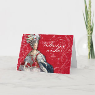 Cartes Pour Fêtes Annuelles Marie Antoinette Valentine