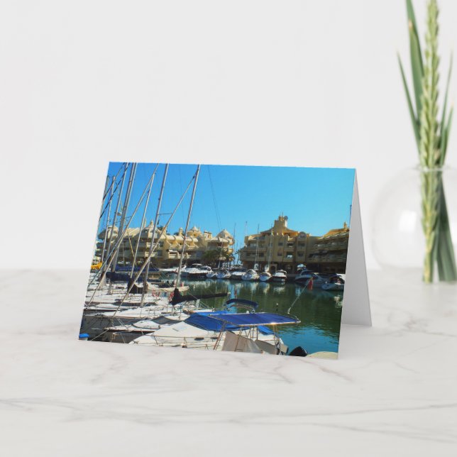Cartes Pour Fêtes Annuelles Marina à Benalmadena, Espagne (Devant)