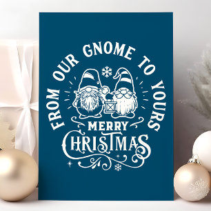 Cartes Pour Fêtes Annuelles Marine De Notre Gnome Au Vôtre Joyeux Noël