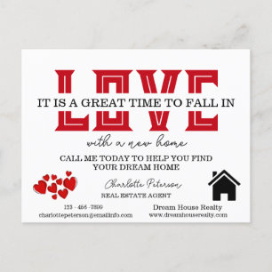 Cartes Pour Fêtes Annuelles Marketing de l'immobilier pour la Saint-Valentin