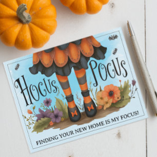 Cartes Pour Fêtes Annuelles Marketing fantaisiste de sorcellerie pour Hallowee