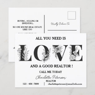 Cartes Pour Fêtes Annuelles Marketing immobilier de la Saint-Valentin