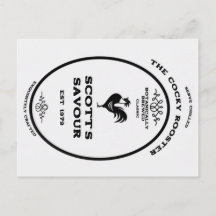 Marque de commerce, coq coquine, personnalisable