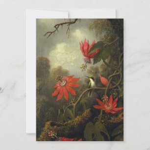 Cartes Pour Fêtes Annuelles Martin Johnson Heade - Colibri