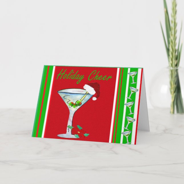 Cartes Pour Fêtes Annuelles Martini Christmas Holiday Christmas cards (Devant)