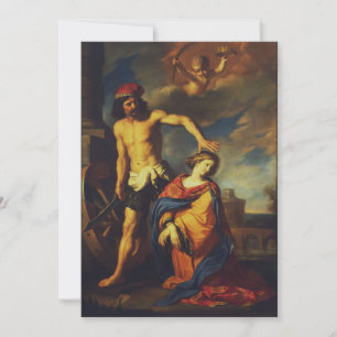 Cartes Pour Fêtes Annuelles Martyre de sainte Catherine Beaux-Arts sacrés Coll
