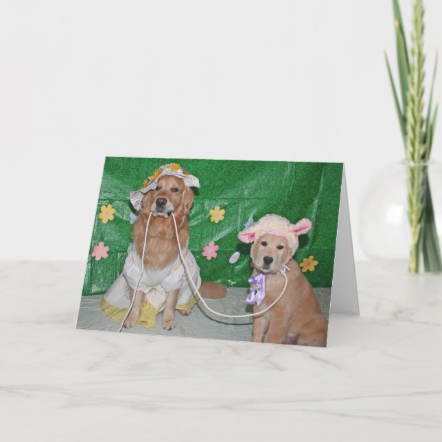 Cartes Pour Fêtes Annuelles Mary a eu d'or pour Pâques (Devant)