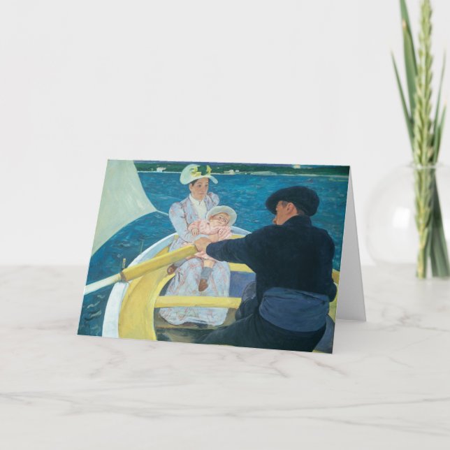 Cartes Pour Fêtes Annuelles Mary Cassatt - La fête de la navigation (Devant)