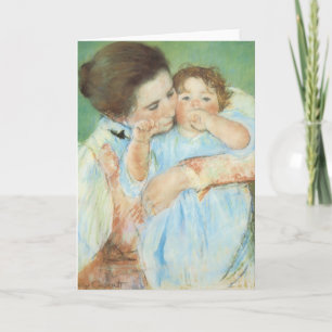 Cartes Pour Fêtes Annuelles Mary Cassatt - Mère et Enfant