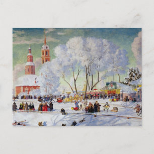 Cartes Pour Fêtes Annuelles Maslanitsa - vacances d'hiver de semaine de beurre