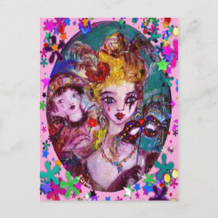 CARTES POUR FÊTES ANNUELLES MASQUERADE DE VALENTINE VÉNÉTIENNE MASQUÉRADE MASQ