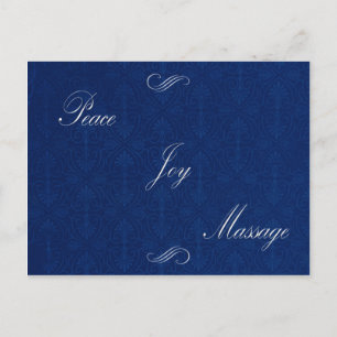 Cartes Pour Fêtes Annuelles Massage de joie de paix
