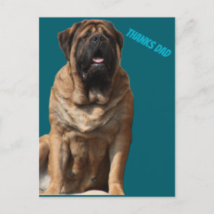 Cartes Pour Fêtes Annuelles Mastiff Fête des Pères Meilleurs amis