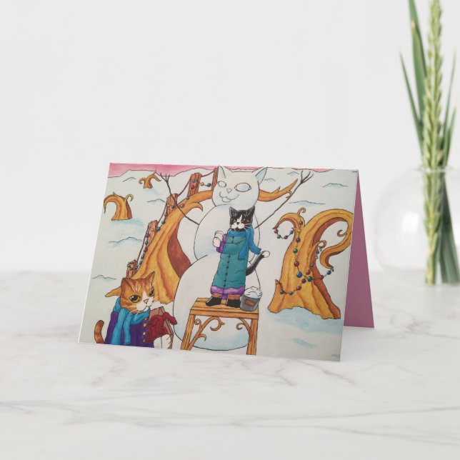 Cartes Pour Fêtes Annuelles Matin de fête (Devant)