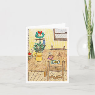 Cartes Pour Fêtes Annuelles Matin de Noël