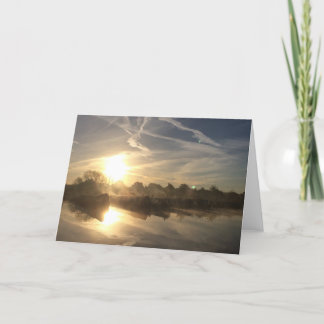 Cartes Pour Fêtes Annuelles Matin froid et givré