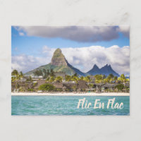 Maurice Océan Indien Flic En flac Plage Souvenir