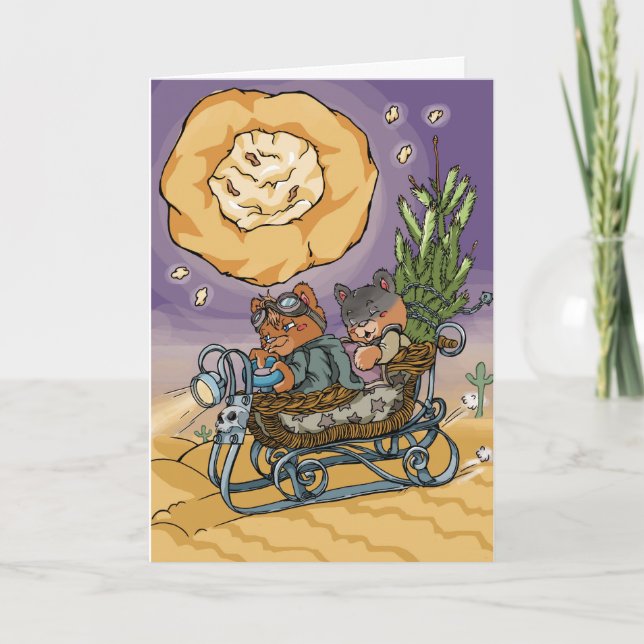 Cartes Pour Fêtes Annuelles Maximum fou de Noël (Devant)