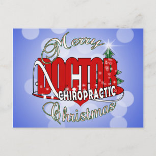 CARTES POUR FÊTES ANNUELLES MÉDECIN CHIROPRATIQUE DE NOËL