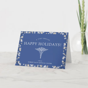 Cartes Pour Fêtes Annuelles Médicale Office Custom Happy Holidays