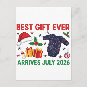 Cartes Pour Fêtes Annuelles Meilleur cadeau de Noël jamais arrivé juillet 2026