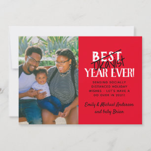Cartes Pour Fêtes Annuelles Meilleur (NON) Okayist Year Ever 2020 Vacances PHO