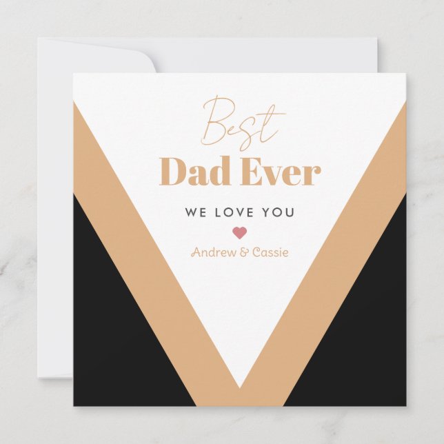 Cartes Pour Fêtes Annuelles Meilleur papa (Devant)