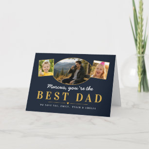 Cartes Pour Fêtes Annuelles Meilleur Papa Cadeau de la Fête des Pères de la pa