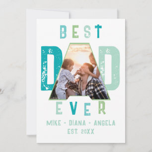 Cartes Pour Fêtes Annuelles Meilleur papa de tous les temps Notre super papa F