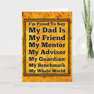 Cartes Pour Fêtes Annuelles Meilleur Papa Du Monde