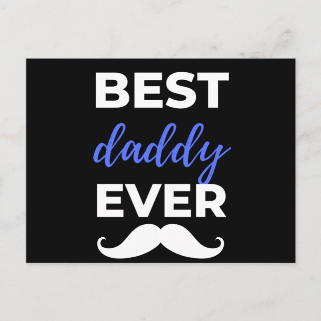 Cartes Pour Fêtes Annuelles Meilleur Papa du Monde (Devant)