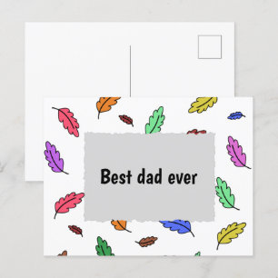 Cartes Pour Fêtes Annuelles Meilleur papa jamais l Fête des pères