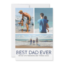 Meilleur papa Jamais photo collage Cool texte