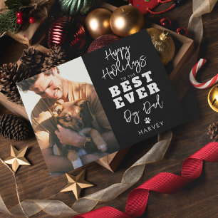 Cartes Pour Fêtes Annuelles Meilleur papa pour chien de tous les temps   Photo