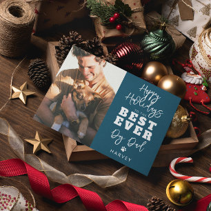 Cartes Pour Fêtes Annuelles Meilleur père de chien Photo