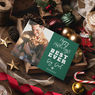 Cartes Pour Fêtes Annuelles Meilleur père de chien Photo