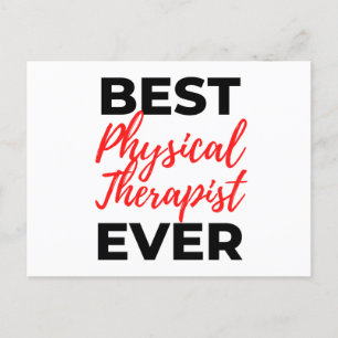 Cartes Pour Fêtes Annuelles Meilleur physiothérapeute jamais 2