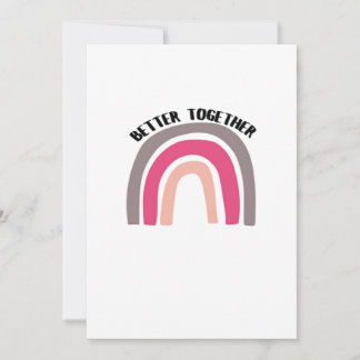 Cartes Pour Fêtes Annuelles Meilleure esthétique joyeuse arc-en-ciel ensemble