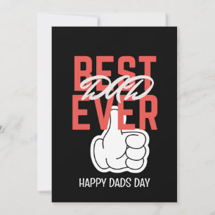 Cartes Pour Fêtes Annuelles Meilleure Fête des pères pour toujours papa