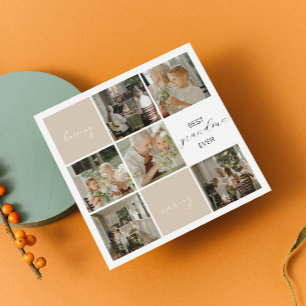 Cartes Pour Fêtes Annuelles Meilleure Grand-mère du Monde   Collage de Photos 