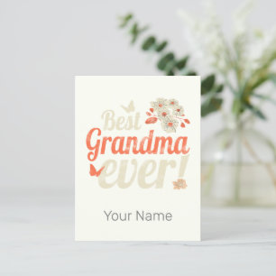 Cartes Pour Fêtes Annuelles Meilleure grand-mère jamais grand-mère Vintage gra