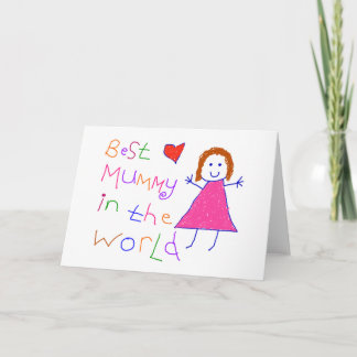 Cartes Pour Fêtes Annuelles Meilleure maman au monde