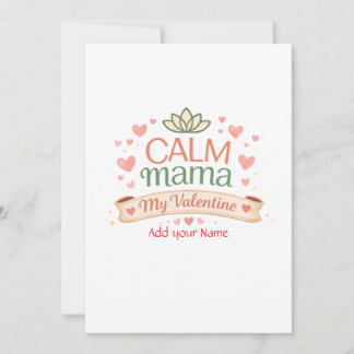 Cartes Pour Fêtes Annuelles Meilleure maman Calm Mama Saint-Valentin Cœurs Mag