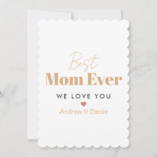 Cartes Pour Fêtes Annuelles Meilleure maman du monde