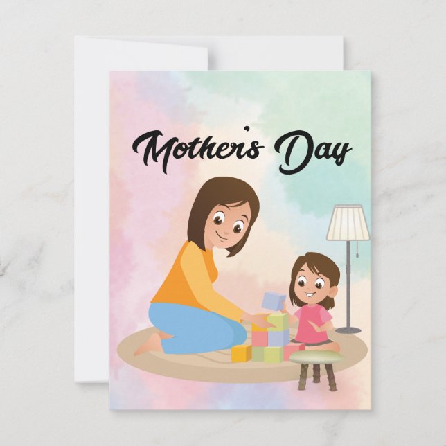 Cartes Pour Fêtes Annuelles Meilleure maman du monde (Devant)