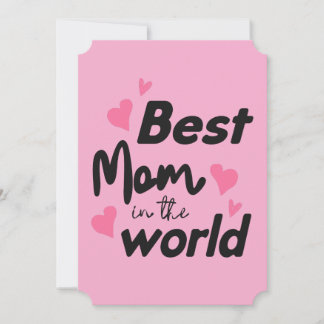 Cartes Pour Fêtes Annuelles Meilleure Maman du Monde : Collection Fête des Mèr